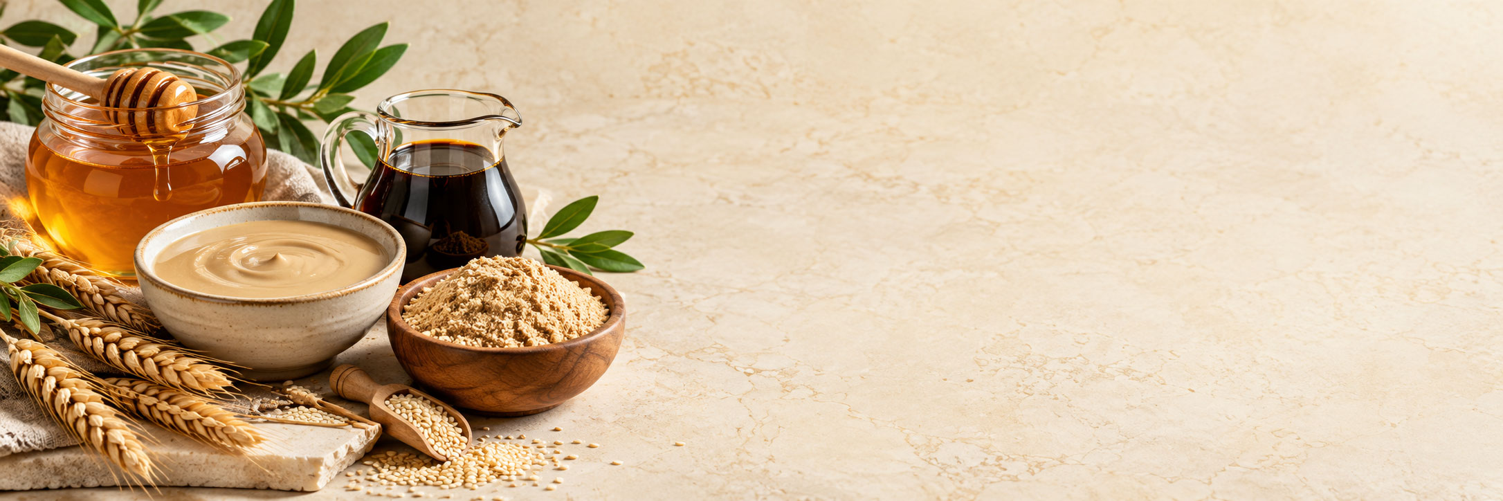 چیدمان عسل، ارده، شیره و سویق صحتی نو